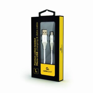 CABLE USB2 TO MICRO-USB 1M/CC-USB2B-AMMBM-1M-BW2 GEMBIRD CC-USB2B-AMMBM-1M-BW2 8716309106016