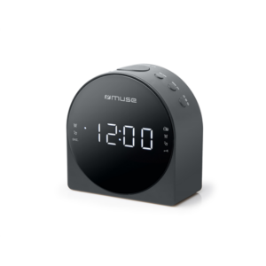 Muse | Dual Alarm Clock radio PLL | M-185CR | AUX in | Black M-185CR 3700460202415