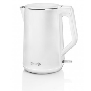 Gorenje | Kettle | K15DWW | Electric | 2200 W | 1.5 L | Plastic/Metal | 360° rotational base | White K15DWW 3838782473739