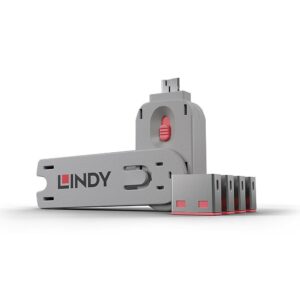 USB PORT BLOCKER 4PACK/PINK 40450 LINDY 40450 4002888404501