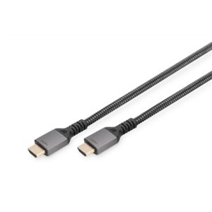 Digitus | 8K PREMIUM HDMI 2.1 Connection Cable | DB-330200-010-S | HDMI male (type A) | HDMI male (type A) | HDMI to HDMI | 1 m DB-330200-010-S 4016032481201