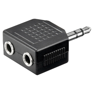 Goobay | Headphone AUX adapter; 3.5 mm jack 1-to-2 11104 4051366111042