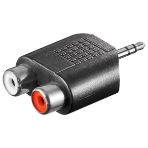 Goobay | RCA adapter. AUX jack 3.5 mm male to 2 stereo female | 11604 11604 4051366116047