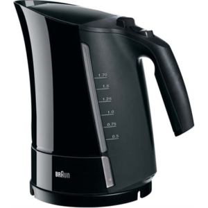 Braun | Kettle | WK 300 | Standard | 2200 W | 1.7 L | Plastic | 360° rotational base | Black WK300 Black 4210201657576