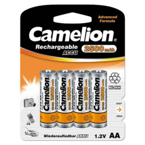 Camelion | AA/HR6 | 2500 mAh | Rechargeable Batteries Ni-MH | 4 pc(s) 17025406 4260033151834