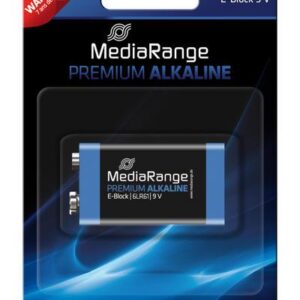 BATTERY ALKALINE E-BLOCK 9V/MRBAT107 MEDIARANGE MRBAT107 4260283111695