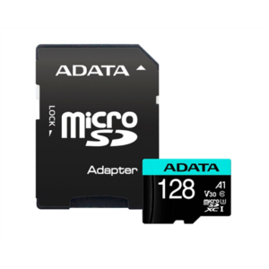 ADATA | Premier Pro | UHS-I U3 | 128 GB | micro SDXC | Flash memory class 10 | with Adapter AUSDX128GUI3V30SA2-RA1 4710273771335