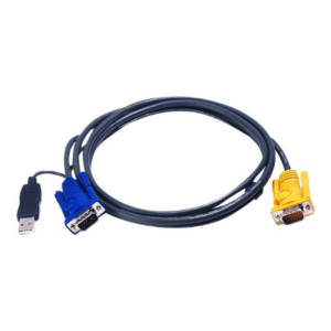 Aten | 1.8M USB KVM Cable with 3 in 1 SPHD and built-in PS/2 to USB converter | 2L-5202UP 2L-5202UP 4710423770690