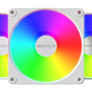 CASE FAN 120MM GF120 V2/ARGB PWM 3I1(W) MONTECH GF120 V2 ARGB PWM 3I1(W) 4710562743388