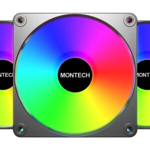 CASE FAN 120MM GF120R V2/ARGB PWM 3I1 (B) MONTECH GF120R V2 ARGB PWM 3I1 (B) 4710562749984