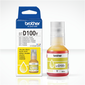 Brother BTD100Y | Ink Bottle | Yellow BTD100Y 4977766836999