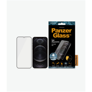 PanzerGlass | Apple | For iPhone 12/12 Pro | Glass | Black | 100% touch; The coating is non-toxic | Case Friendly 2711 5711724027116