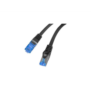 Lanberg | Patch Cord cat. 6 FTP | PCF6A-10CC-0025-BK | S/FTP | S/FTP shielding type – Aluminium braid on wire and each pair foiled additionally. The coating is made of low-smoke and Halogen-free materials (LSZH). Category compliance confirmed by Fluke tester. Stranded wires made from CCA | Black PCF6A-10CC-0025-BK 5901969435061