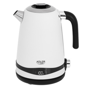 Adler | Kettle | AD 1295w | Electric | 2200 W | 1.7 L | Stainless steel | 360° rotational base | White AD 1295w 5902934839242