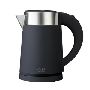 Adler | Kettle | AD 1372 | Electric | 800 W | 0.6 L | Plastic/Stainless steel | 360° rotational base | Black AD 1372 black 5903887809689