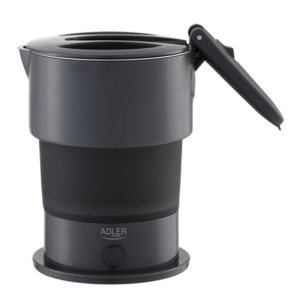 Adler Silicon Travel Kettle | AD 1377 | Travel Kettle | 600 W | 0.6 L | Silicon | Grey AD 1377g 5905575906779