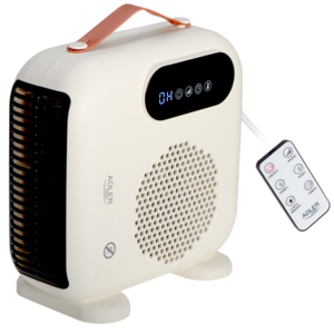 Adler LED Fan Heater with Remote Control | AD 7756 | Fan heater | 2000 W | Beige | IPX0 AD 7756 5905575912725