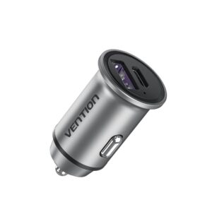 MOBILE CHARGER CAR USB/2P GRAY FFBH0 VENTION FFBH0 6922794761643