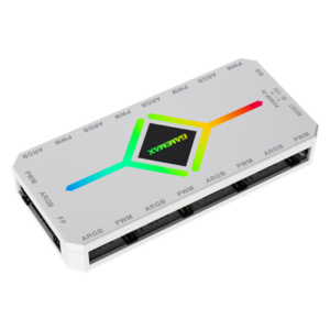 Gamemax | V4.0 ARGB PWM HUB WT | Hub for Gaming Chassis V4.0 ARGB PWM HUB WT 6931858786294