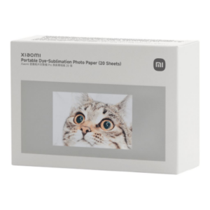 Xiaomi Portable Dye-Sublimation Photo Paper (20 Sheets) | 2x3-inch BHR082NGL 6932554439705
