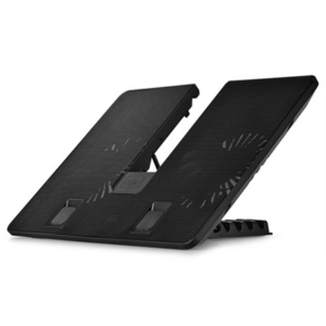 Deepcool | U-Pal | Notebook stand- cooler up to 19" | Black DP-N214A5-UPAL 6933412775607
