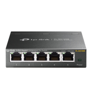 TP-LINK | Switch | TL-SG105E | Web managed | Wall mountable | Gigabit Ethernet (copper) ports quantity 5 | Power supply type External | 36 month(s) TL-SG105E 6935364022037