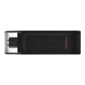 Kingston | USB Flash Drive | DataTraveler 70 | 128 GB | USB Type-C | Black DT70/128GB 740617305371