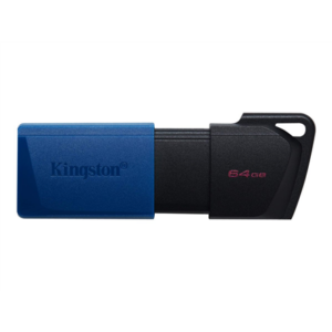 Kingston | USB 3.2 Flash Drive | DataTraveler Exodia M | 64 GB | USB Type-A | Black/Blue DTXM/64GB 740617326260