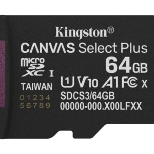 MEMORY MICRO SDXC 64GB UHS-I/SDCS3/64GBSP KINGSTON  SDCS3/64GBSP 740617348439