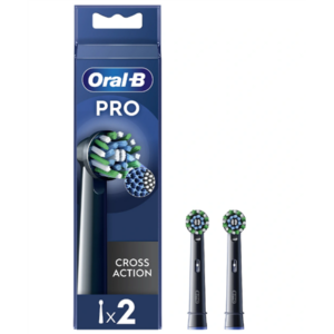 Oral-B | Replaceable toothbrush heads | EB50BRX-4 Cross Action | Heads | For adults | Number of brush heads included 4 | Black EB50BRX-4 8006540847671