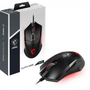 MOUSE USB OPTICAL GAMING/CLUTCH GM08 MSI CLUTCHGM08 824142218440