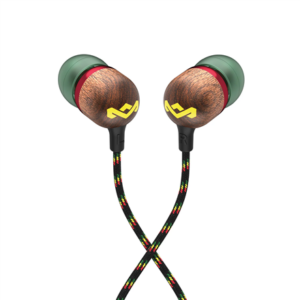 Marley Wired Earbuds | Smile Jamaica | Built-in microphone | USB Type-C | Rasta EM-JE042-RA 846885011911