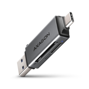 AXAGON Mobile USB 3.2 Gen 1 MINI card reader with USB-C and USB-A connectors | CRE-DAC CRE-DAC 8595247907134