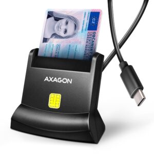CARD READER STAND SMARTCARD/ID/USB-C 1.2M CRE-SM4NC AXAGON CRE-SM4NC 8595247909947