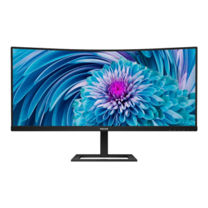 Philips | UltraWide LCD Monitor | 346E2CUAE | 34 " | VA | WQHD | 21:9 | 100 Hz | 4 ms | 3440 x 1440 | 300 cd/m² | HDMI ports quantity 1 | Black | Warranty 36 month(s) 346E2CUAE/00 8712581770662