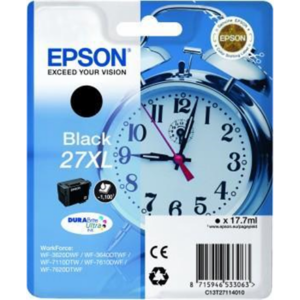 Epson T2711 | 27XL | Ink cartridge | Black C13T27114012 8715946625843