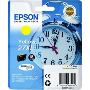 Epson T2714 | 27XL | Ink cartridge | Yellow C13T27144012 8715946625904