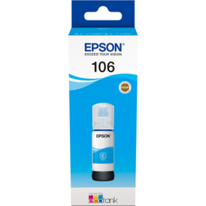 Epson Ecotank | 106 | Ink Bottle | Cyan C13T00R240 8715946643311
