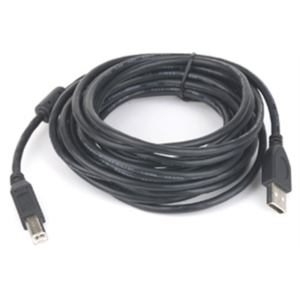 USB 2.0 A-plug B-plug 3 m (10 ft) cable with ferrite core | Cablexpert CCF-USB2-AMBM-10 8716309052146