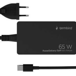 NB ACC AC ADAPTER 65W/NPA-AC-PDQC65-01 GEMBIRD NPA-AC-PDQC65-01 8716309132312