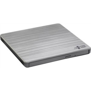 H.L Data Storage | Ultra Slim Portable DVD-Writer | GP60NS60 | Interface USB 2.0 | DVD±R/RW | CD read speed 24 x | CD write speed 24 x | Silver | Desktop/Notebook GP60NS60.AUAE12S 8806087302981