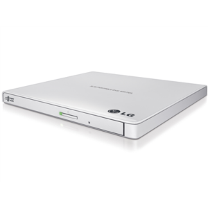 H.L Data Storage | Ultra Slim Portable DVD-Writer | GP57EW40 | Interface USB 2.0 | DVD±R/RW | CD read speed 24 x | CD write speed 24 x | White | Desktop/Notebook GP57EW40.AHLE10B 8809484672466