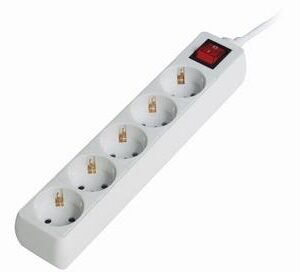 PROTECTOR POWER SURGE 1.8M/5OUTL SPG4-C-6 GEMBIRD SPG4-C-6 8716309053334