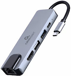 GEMBIRD Multi Port Adapter USB Type C A-CM-COMBO5-04 8716309124270