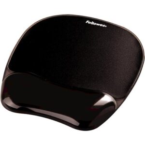 MOUSE PAD CRYSTAL GEL/BLACK 9112101 FELLOWES 9112101 043859527175